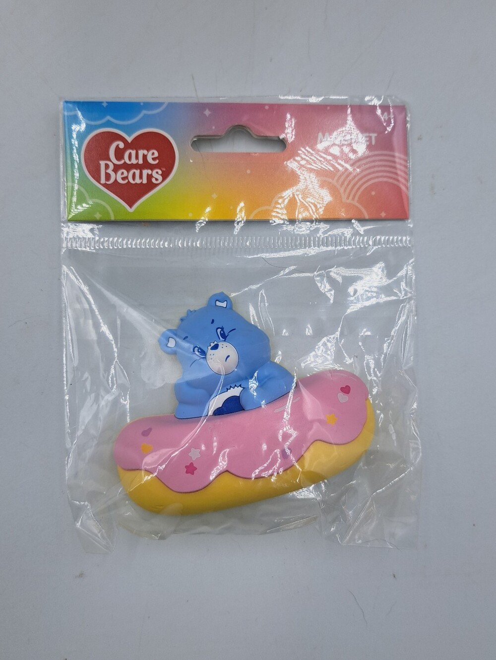 Care Bears Grumpy Bear Donut Magnet Retro 80's Cartoon
